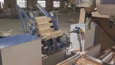 CNC Tour 5 axes - perçage et tenonnage