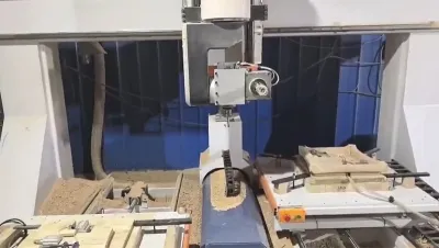 CNC Tour 5 axes à double table - perçage